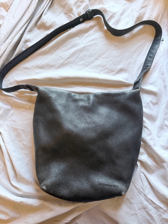 Bottega Veneta Handbags - Vintage 1980s Bottega Veneta Black Pebbled Leather Crossbody Bag old money